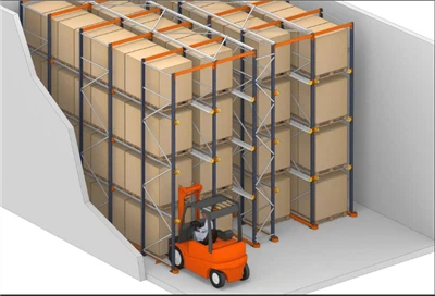 Lyftaradrif í rekkum